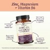 High Absorption Zinc and Magnesium Supplement with Vitamin B6, Women’s Hormone Balance, Menstrual Cycle & Immune Support Capsule, Nobi Nutrition, 60ct - 2 of 4