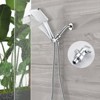 PAGED Shower Head with Spray Patterns Rain Shower Head with Body Jet Handshower, Shower Heads for Bathroom - 3 of 4