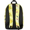 Pokemon Pikachu Pokeball Tie Dye 17" Travel Laptop Backpack Yellow - 4 of 4