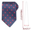 INSPIRE CHIC Men's Adjustable Regular Fit Satin Necktie - 2 of 4