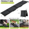 250 lbs Capacity Folding Dog Ramp - Heavy Duty Quad-Fold Non-Slip Portable Pet Stairs for Car, SUV & Truck (Seniors/Pets Safe Access) - 2 of 4