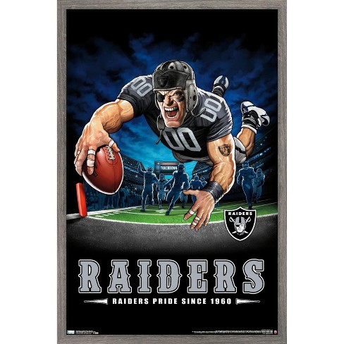 Trends International Nfl Las Vegas Raiders - Logo 21 Unframed Wall Poster  Prints : Target