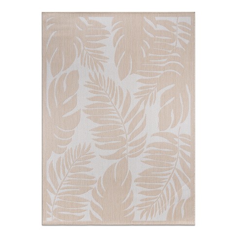 World Rug Gallery Contemporary Flowers Weather Resistant Reversible  Indoor/outdoor Area Rug : Target