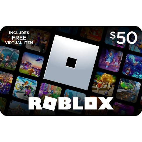Roblox Gift Card Digital Target - 50 roblox gift card what can you get with it