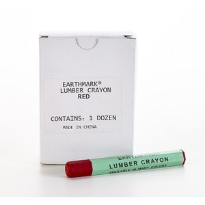 Mutual Industries Lumber Crayons Red 12/Box 16100-79 - 1 of 1