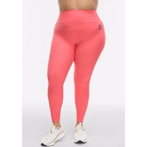 Peloton Women's Cadent High Rise Pocket Legging, Coral, Buenas Vibras - 1 of 4