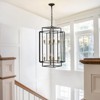 Airsurfer 18" 8-Light Geometric Chandelier - Industrial Adjustable Pendant for Dining/Living Room (No Bulbs) - 2 of 4