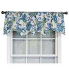 Sconset Rega Style 3" Rod Pocket Valance 50" x 17" Cornflower by RLF Home - 2 of 4