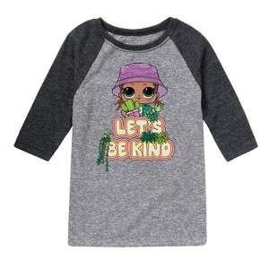 Boys' - LOL Surprise! - Let's Be Kind Plants Raglan Graphic T-Shirt - 1 of 4