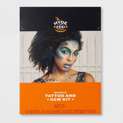 Mermaid Tattoo and Gem Halloween Costume Makeup Kit - Hyde & EEK! Boutique™
