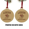 Lehigh University Mountain Hawks Logo Aluminum Holiday Christmas Tree Ornament - 2 of 4