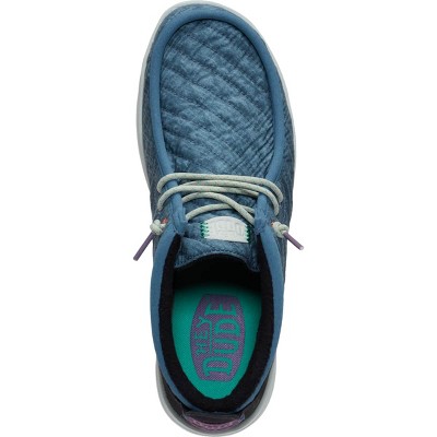 HEYDUDE Men Wally Mid Gripr Washed Quilt , Stormy Blue/Multi, 10 — фото 3