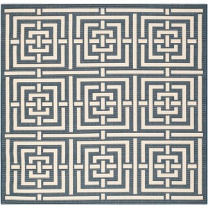 Courtyard CY6937 UV & Stain Resistant Non-Shedding Power Loomed Indoor/Outdoor Rugs - Safavieh - 1 of 4