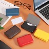 Unique Bargains PU Leather Magnetic Shut Organizing Business Card Holder - 3 of 4