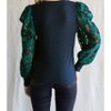 Women's Floral Sleeve Sweater - Jodifl - 2 of 4