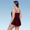 Aqua Green, Women's Keyhole Blouson Romper - 2 of 3