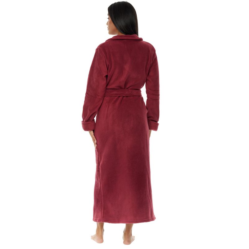ADR Women's Country Ranch Robe,  Durable Warm No Pill Fleece, Anti Pill Bathrobe, House Coat, 2 of 4