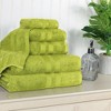 Egyptian Quality Cotton Highly Absorbent Solid Assorted 6-Piece Quick Drying Towel Set by Blue Nile Mills - 2 of 4