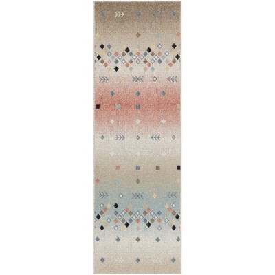 Nourison Washable Décor Geometric Boho Indoor Area Rug