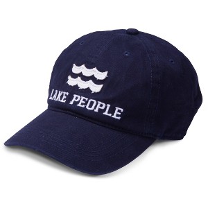 Pavilion Gift Company - Lake People - Navy Adjustable Hat - Hats - 1 of 4