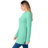 Woman Within Ultra Soft Waffle Thermal Sweatshirt - 4 of 4