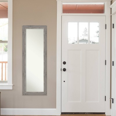Regis Gray-Washed Distressed Wood Full Length Mirror
