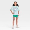 Girls' Hello Kitty Coordinating Jersey - Green/Off-White - 3 of 3