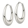 Chisel Stainless Steel Polished Teardrop Hoop Earrings - 4 of 4