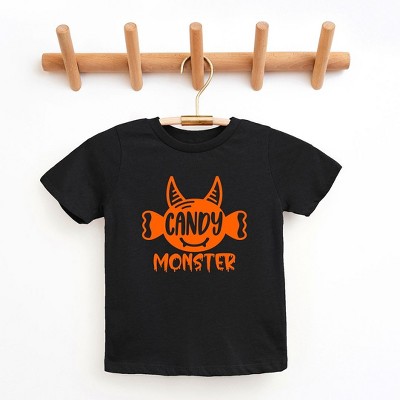 The Juniper Shop Candy Monster Horns Toddler Short Sleeve Tee