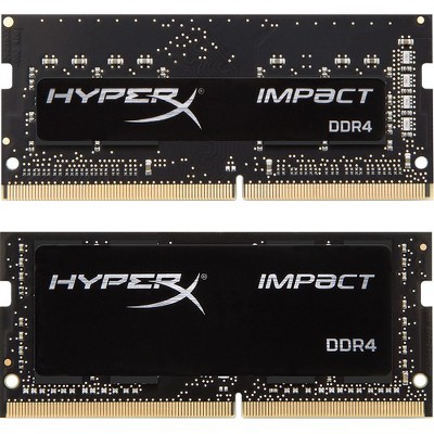 Kingston HyperX Impact 16GB DDR4 SDRAM Memory Module - 16 GB (2 x 8 GB) - DDR4-2666/PC4-21300 DDR4 SDRAM - CL15 - 1.20 V - Non-ECC - Unbuffered