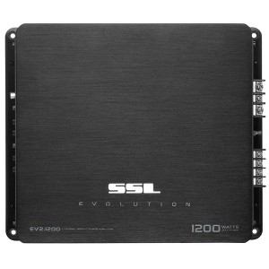 SOUNDSTORM EV2.1200 Bridgeable Class A/B 1200 Watt 2 Channel Full Range Car Amplifier with Remote Subwoofer Control and MOSFET Power - 1 of 4