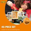 Safari Animal Rescue Playset 45 Pieces with Truck Ranger and Lion Figure for Kids 3+ - 4 of 4