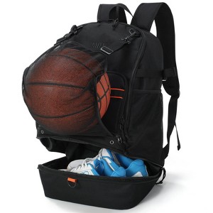 Generic Basketball Backpack Bags Sports Gym Backpacks with Shoe Compartment - 1 of 4