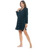 Ashford & Brooks Women's Flannel Plaid Sleep Shirt Button Down Nightgown - 2 of 4