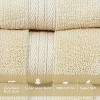 Home Weavers Elegance Essentials 550GSM 100% Cotton Zero Twist Super Absorbent Bath Towel Set - 3 of 4