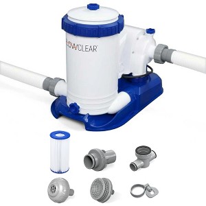 Bestway Flowclear 2,500 GPH 120V Above Ground Swimming Pool Water Filter Pump - 1 of 4