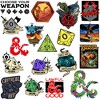Dungeons and Dragons 50CT Sticker Pack Large Deluxe Stickers Variety Pack - 3 of 4