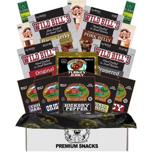 Buffalo Bills Keto Friendly Jerky & More Gift Box (15 keto friendly meat snacks) - 1 of 4