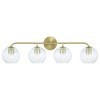 Capital Lighting Dolan 4 - Light Vanity in  Matte Brass - 2 of 4