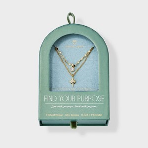 Beloved + Inspired 14K Gold Dipped Multi-Strand Necklace - Gold - 1 of 4