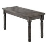 Wallace Bench Weathered Blue Washed - Acme Furniture: Rubberwood Frame, 250lb Capacity, Rectangle Shape - 2 of 4