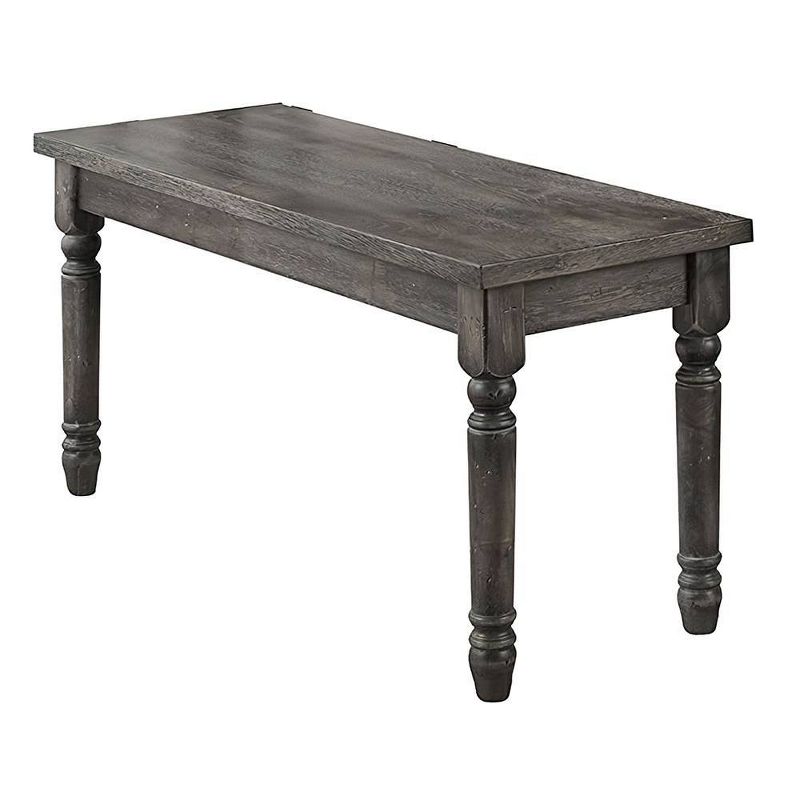 Wallace Bench Weathered Blue Washed - Acme Furniture, 3 of 6