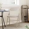 Durable Steel Folding Chairs 350 lbs Weight Capacity, Portable Foldable Chairs for Indoor & Outdoor Use, Office, Dining, and Events - 4 of 4