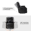 Favonius Wooden Upholstery Genuine Leather Swivel Rocker Recliner with Nailhead Trim for Bedroom and Living Room| ART OF LIVING DESIGNS - 4 of 4