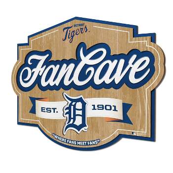 MLB Detroit Tigers Fan Cave Sign