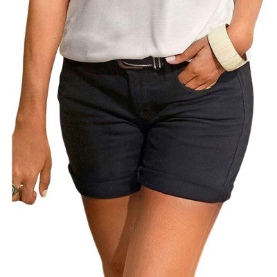 Women's Cuffed Denim Shorts - LASCANA