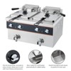 COZONY Dual Tank Deep Fryer, Stainless Steel Countertop Fryer with Oil Drain 30 Min Timer Rotary Head - 4 of 4