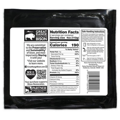 Great Range 90/10 Ground Bison - 16oz