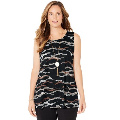 Catherines Women's Plus Size Anywear Scoop Neck Tank