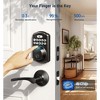 Itopfox Fingerprint Door Lock with Keyless Entry, Electronic Keypad Deadbolt, Digital Smart Code & Front Handle Sets, Auto-Locking, Easy Install - 2 of 4